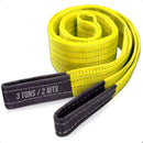 Cinta De Elevação Carga 3 Toneladas 2 Metros 90mm Ref Amarelo
