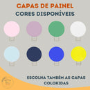 Capa Lisa De Painel Arco Redondo De Festa 1,50m Varias Cores Cor Branco Liso