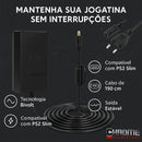 Fonte Playstation 2 Slim Carregador Ps2 Bivolt Series 7000 Voltagem de entrada 110V/220V (Bivolt) Marca Chrome Technology