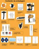 Pistola De Pintura 1.2l 600w Com Led Deko