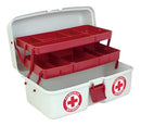Caixa Maleta De Primeiros Socorros De Medicamentos Cor Branco