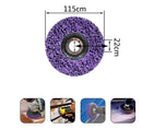Kit 3 Strip Disc Removedor De Tintas Fundos E Vernizes 115mm x 22mm Cor Roxo