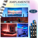 Fita Led Ws2811 Endereçável 5 Metros 300 Leds 12v Ip20 Vlx Luz Rgb Preta