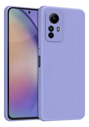 Capa Capinha Compativel  Note 12s 4g Silicone Avelud Lilás