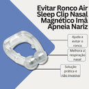 Evitar Ronco Air Sleep Clip Nasal Magnético Imã Apneia Nariz