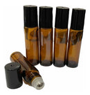 10 Frascos Vidro Âmbar Roll-on 10ml Premium
