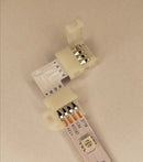 Kit 20 Conector L Emenda Rapida 10mm 4 Vias P Fita Led Rgb Tensão de operação 12V