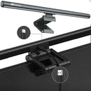 Luminária Barra Led Luz Monitor Notebook Computador Usb Mesa Preto Preto