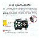 Regulador Tensão Conversor Dc Step Down 1.5V A 35V 300w Casa Da Robótica
