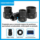Kit 13 Peças Extração De Parafuso E Porca De Impacto Extrato