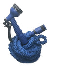 Mangueira Mágica Retrátil Flexível Elástica 15 Mts 7 Jatos Cor Azul ou Verde