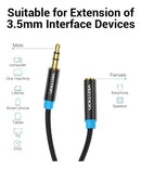 Cabo Extensor Vention P2 Macho X P2 Fêmea 2m 2 Metros
