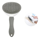 Eba Pet Escova Pelos Pet Automatica Rasqueadeira Magica Gato Cao New Cor Cinza