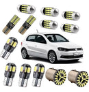 Kit Lampadas Led Premium Gol Voyage Parati Up Fox Saveiro Branco Diversos 12 Volts