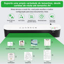 Plastificadora Laminadora A4 fria e quente, esquinero, cortador de papel, função ABS anti-atolamento, 127 V