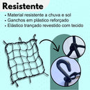 Rede Moto Elastico Aranha Grande 45x45 Motocicleta Bike Moto