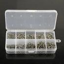 Kit Com 600 Anzóis Aço Carbono #3 Ao #12 + Caixa Pesca Anzol