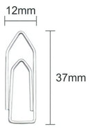 Clips 3/0 Prendedor Organizador De Papel Médio 450 Un Bacchi Cor Cromado