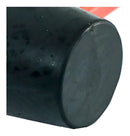 Martelo De Borracha Preta 50 Mm 225 G Cabo Fibra De Vidro