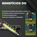 Vittak Corda De Pular Cross 3 Metros Ajustável Silicone Fit Treino Academia Cor Verde