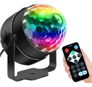 Globo Luz Led Rgb Giratorio Festa Balada Dj Controle 127/220V