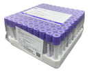 Tubo De Coleta Tampa Roxa Com Edta K3 4ml Fl5-1304s 100un
