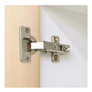 Kit 10 Dobradiças Com Amortecedor 35mm Reta P/ Armário Porta