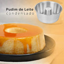 Kit 2 Forma Assadeira Bolo Pudim Redonda Air Fryer Forno Alumínio