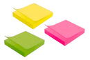Bloco Adesivo Neon 76x76 C/400 Folhas Colorido