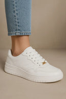 Tênis Branco Vizzano Feminino Casual  Airforce  Branco 35 BR