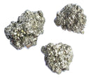 Kit 3 Mini Pirita Bruta Cristal Pedra Natural Prosperidade