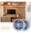 Fita Led 2835 Rolo 5m 100w 12v 240 Leds/m Branco-neutro