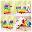 Xilofone Infantil Madeira Pronta Cor Colorido