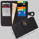 Bolsa Feminina Transversal E Bolsa pequena com Carteira feminina Preta kit completo