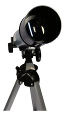 Uranum Venus 1 Telescopio Prateado Refractor 50mm