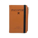 Carteira Para Passaporte Elegante Feminino E Masculino Cor Marrom-claro