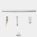 Estilete De Precisão Para Corte Bisturi Arte + 5 Lâminas