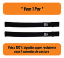 Strap de Academia Par Musculação Treino Segurança Força Punho Cor Preto Bulldozer