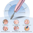 Kit 5 Brocas Tungstênio Profissional Unhas Gel Acrigel Fibra