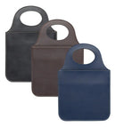 Lixocar De Couro Para Carro Lixeira Vans Caminhão Cor Preto