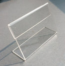 Porta Etiqueta Display Acrílico Cristal 2mm Kit 50 Un