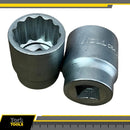 Soquete Pito Estriado Encaixe 3/4 - 36mm Cromo Vanádio Noll Cor Prateado