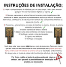 02 Antenas Adesiva Amplificadora Sinal Celular Externa Rural