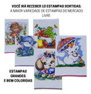 Nova Era Pano De Prato Viés Extra Grande Estampas Sortidas