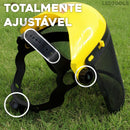 Protetor Facial Com Tela De Aço Para Roçadeiras Motosserras
