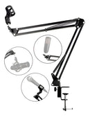 Suporte Pedestal Mesa Knup Microfone Condensador Articulável