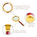 Lupa De Luxo Com Lente De Aumento Zoom 10x 70mm Mf-70