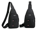 Bolsa Tiracolo Pochete Masculina Transversal Ombro Cor Preto