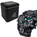 Relogio Masculino Esportivo Digital Analogico Prova D'água Cor da correia Vermelho