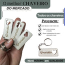 50 Lembrancinha Chaveiro Mdf Gratidão Coração